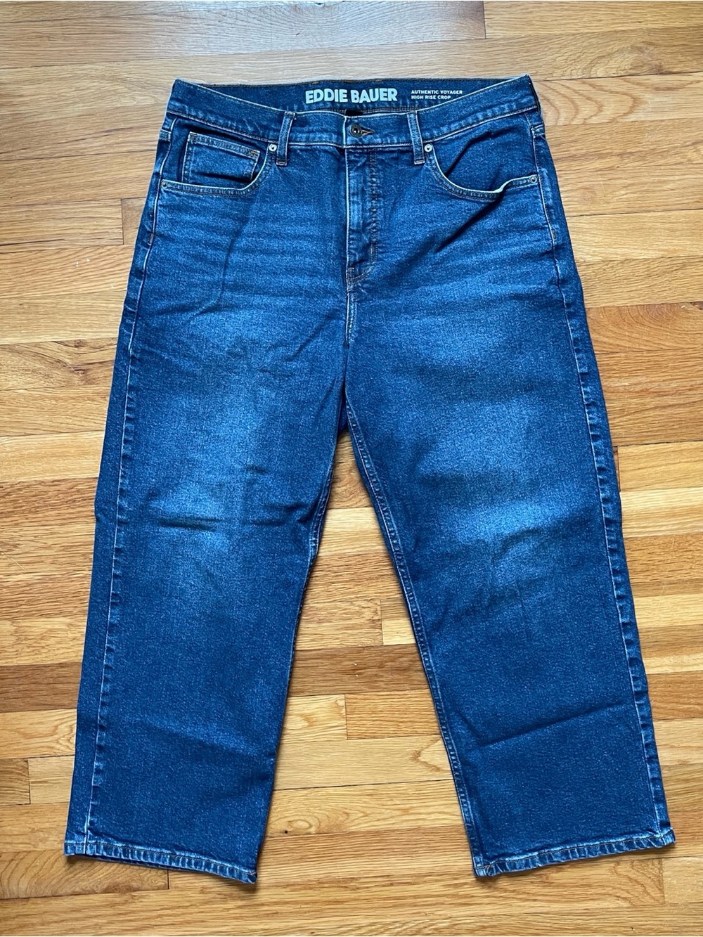Eddie Bauer Authentic Voyager High Rise straight leg jeans - Size 16